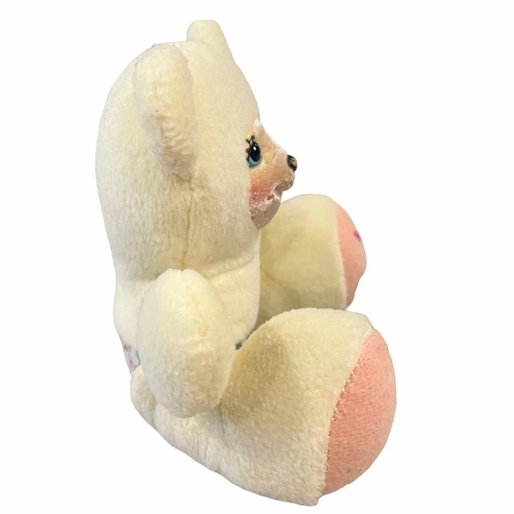 Fisher Price Briarberry Bear Baby Julie Plush Vintage Stuffed Animal Yellow 1999